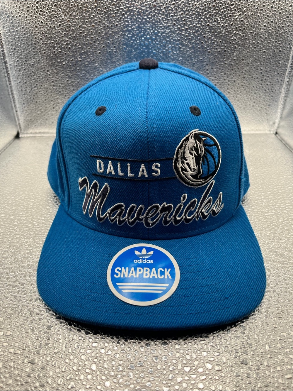 adidas Dallas Mavericks Blue and Black Snapback Hat